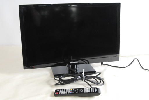 2450 Hisense ハイセンス HJ24K3120 ハイビジョン 液晶テレビ 24インチ 2018年製 miniB-CASカード（赤） リモコン アンテナケーブル付属 愛知県岡崎市 直接引取可　エビス