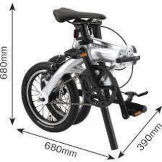 【全国配送可能】超！軽量 7.8kg アルミ 折り畳み自転車　レジェリア14 車にもラクラク