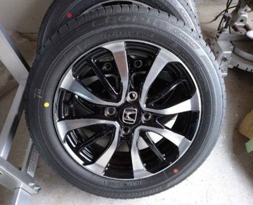 ホンダN-BOXカスタム純正アルミ&タイヤ新品