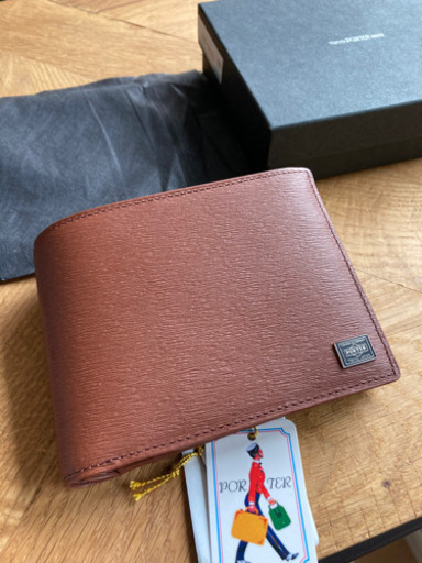 【新品未使用・6割引】PORTER 二つ折り財布 小銭入れ 定期ケース付