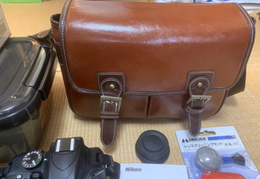【※元箱は写真参照】ニコン 一眼レフ Nikon D3300 AF-S DX VR 18-200mm F3.5-5.6G 中古レンズ、収納ケース、収納バック他