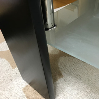ガラスお洒落なローテーブルの画像