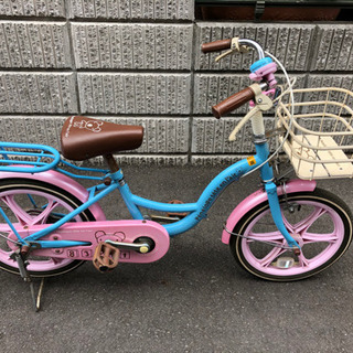 １６インチ女の子用自転車(ガレージ保管)