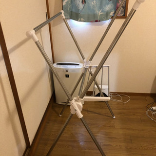 部屋干しスタンド　物干し竿