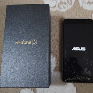 【ｼﾞｬﾝｸ】SIMフリースマホ ZenFone3 ZE520KL 液晶割れの画像
