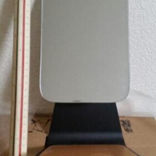 mit スチールPWスタンドミラー ブラック