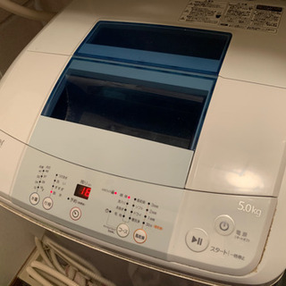 2014年製　ハイアール全自動洗濯機5kgジャンク品の画像
