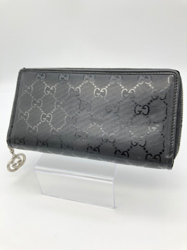 GUCCI グッチ 長財布　インプリメ ラウンドファスナー インターロッキング