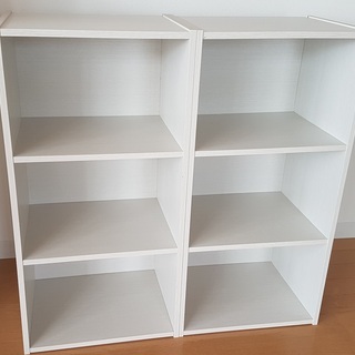 カラーボックス 2つセット 73x37