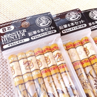【新品】モンスターハンター☆鉛筆＆キャップの画像