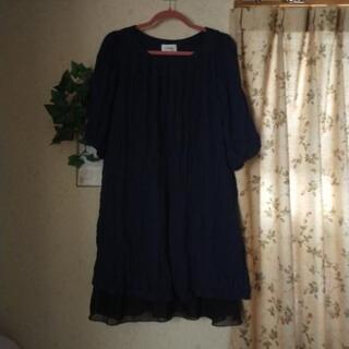 クローズアップ 七分袖 ワンピース