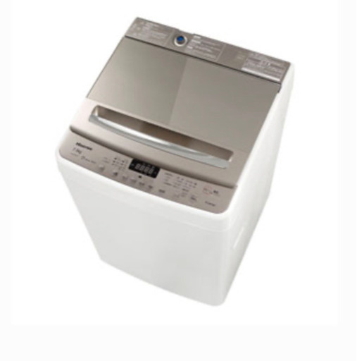未使用未開封！新品39,800円〜！配送致します！Hisense 全自動電気洗濯機 HW-DG75A 7.5kg洗い
