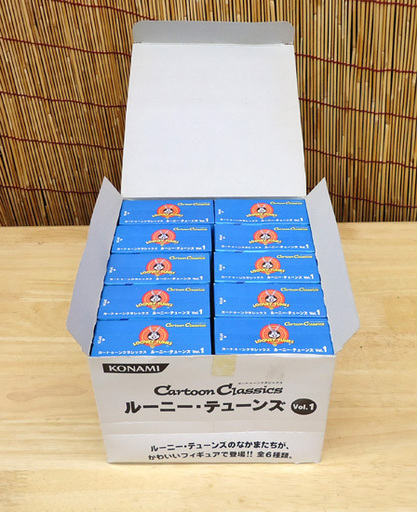 レア 未開封 コナミ カートゥーンクラシックス ルーニー・テューンズ Vol.1 1BOX 10箱入 フィギュア KONAMI 食玩  ☆ PayPay(ペイペイ)決済可能 ☆ 札幌市 豊平区 平岸