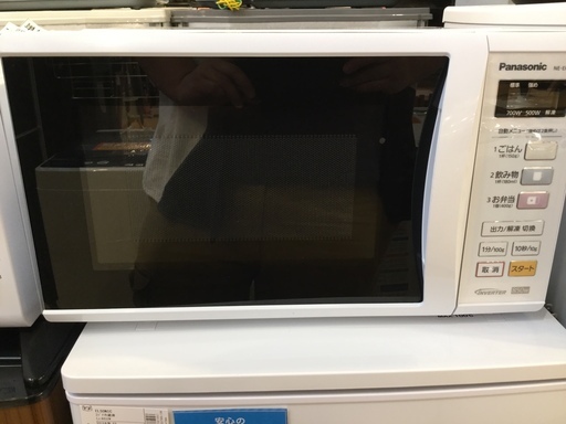 【数量限定】Panasonic 電子レンジ NE-EH225-W 2012年製 横開き 850W 50Hz/60Hz ※軽度の使用感有 【トレファク桶川店】
