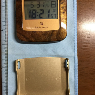 時計(木目調、Radio Wave)の画像