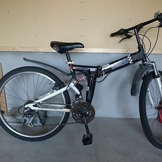 ■26インチ マウンテンバイク 折り畳み 自転車の画像