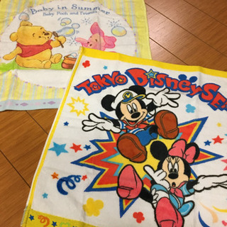 ディズニーウォッシュタオル2枚新品