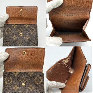 ルイヴィトン 財布 モノグラム ダブルホック Wホック ニつ折り