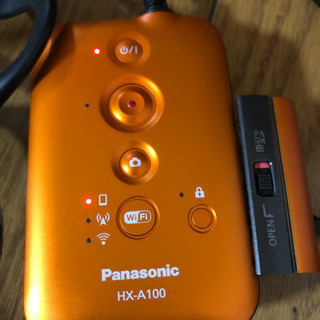 ウェアラブルカメラ　パナソニック　HX-A100