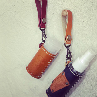 レザークラフト体験♪ アマビエさまキーホルダーの画像