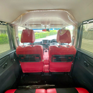 タクシー　介護車両　コロナ　飛沫感染予防に　新品　透明ビニールカーテン