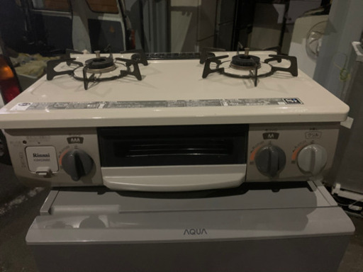 配送無料 2015年製 リンナイ ガステーブル 都市ガス