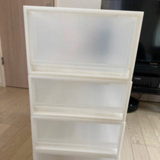 無印良品　収納ケース　大、小4点　定価約5000円の画像