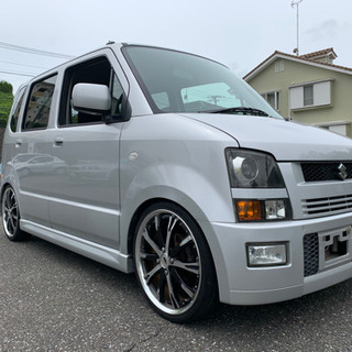 スズキ ワゴンR 軽自動車 AT ターボ 車検付 社外部品付 機...
