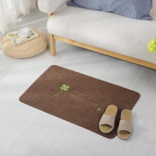 新品 玄関マット 40×60 ドアマット バスマット 丸洗い 強...