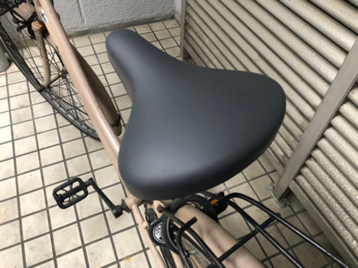 ベージュ　自転車