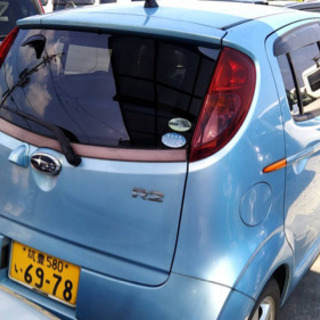 売却済み　　　　ご自宅付近に納車！車検付きＨ１８年スバルＲ２、アルミ、ナビ、ホグライト、キーレスの画像