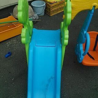 子供用遊具[ブランコ＋滑り台]訳有り品の画像