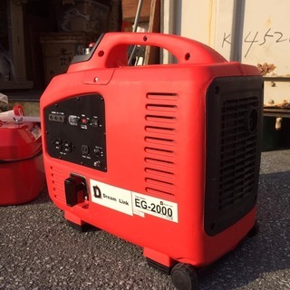 インバーター発電機レンタルします。の画像