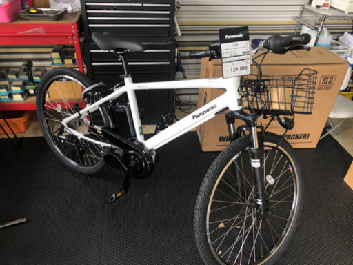 【Panasonic】スポーツ型電動自転車【前カゴ付き】【要取り寄せ)