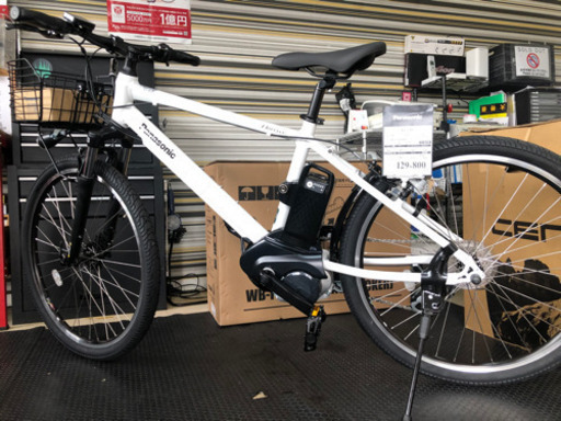 【Panasonic】スポーツ型電動自転車【前カゴ付き】【要取り寄せ)