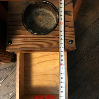 民芸引出し三段&灰皿引出し付きの画像