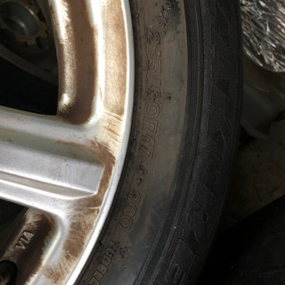 17インチアルミ、タイヤの画像