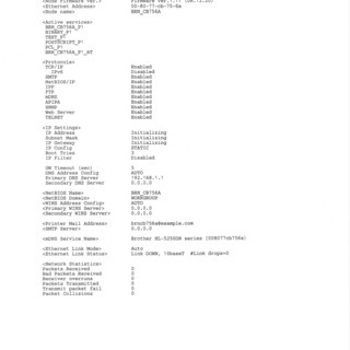 【動作品】Brother HL-5250DN　A4モノクロレーザープリンター（両面印刷対応）の画像