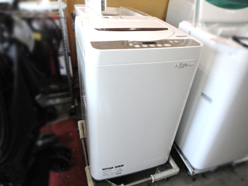 洗濯機 4.5kg 2018年製 シャープ ES-GE4B SHARP☆ PayPay(ペイペイ)支払い対応！☆ 札幌市 白石区 東札幌