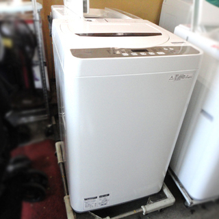 18年製 家電 シャープ 洗濯機 4.5kg 縦型 ホワイト ES-GE4B 2018年