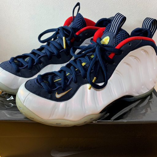スニーカー NIKE AIR FOAMPOSITE ONE PREMIUM OLYMPIC 27.5cm