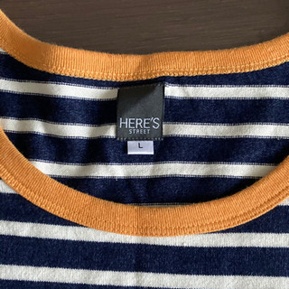 men'sボーダーTシャツの画像