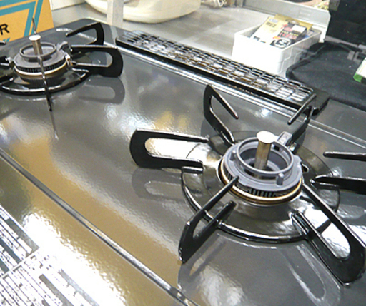 札幌 幅59cm 2015年 都市ガス パロマ ガステーブル  左強火 ガスコンロ Paloma IC-N900B-L 12A・13A