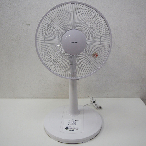 TEKNOS 扇風機 リビング扇風機 首振り タイマー付 風量3段階切替 メカ式 KI-1730 (JA02)