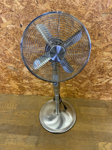 0601-6  オシャレ　メタル扇風機　動作品　インテリア