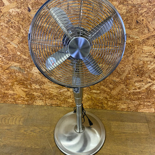 0601-6  オシャレ　メタル扇風機　動作品　インテリア