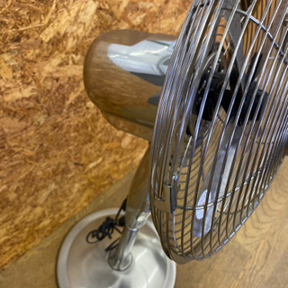 0601-6  オシャレ　メタル扇風機　動作品　インテリアの画像