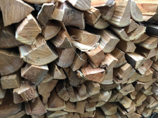 ケヤキ　薪　軽トラック1杯分