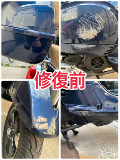 【低走行・高年式】2018年式　ベスパLX 125cc i-getエンジン　※転倒歴有