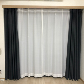 遮光1級カーテン！！レースカーテンもセットで！